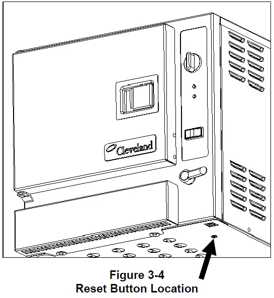 Cleveland 22CGT3 Natural Gas 3 Pan Countertop Steamer-6