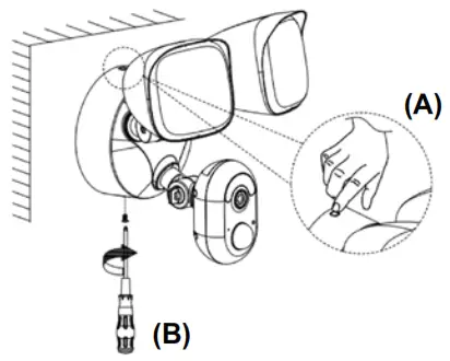 Brilliant 21891 06 Smart Ally Floodlight and WiFi Camera - main