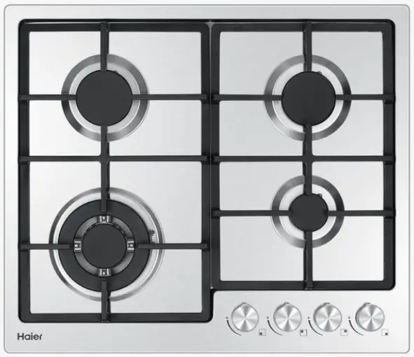 Haier HCG604WFCX3 60cm Gas on Steel Cooktop