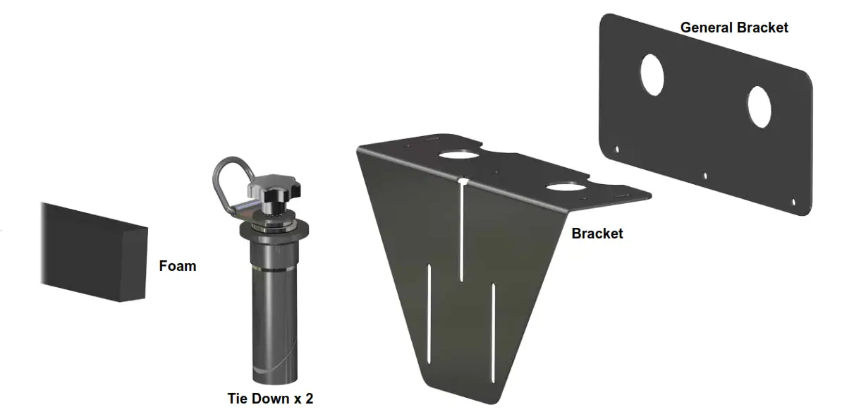 SUPERATV UJ 1G Utility Jug Mount fig