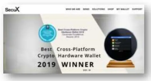 SecuX Crypto Hardware Wallet - fig 7