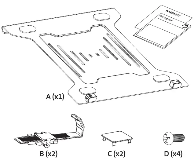 Kensington K53801 Universal Laptop Holder for Monitor Arms fig (1)