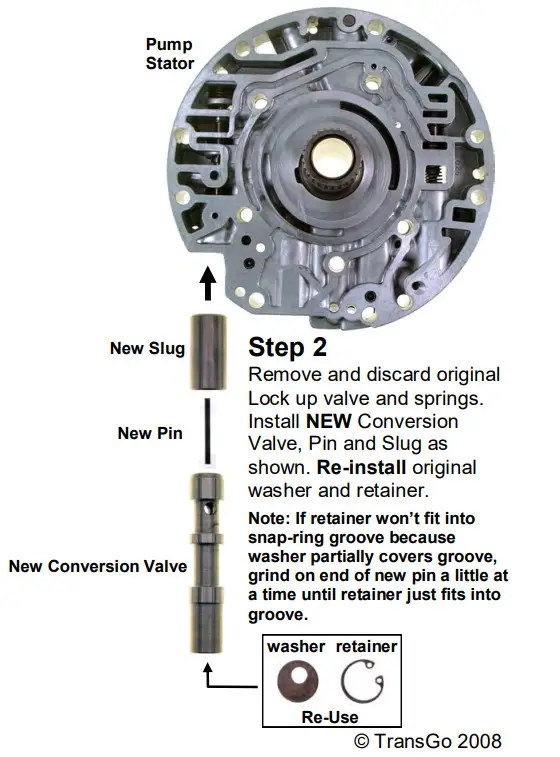 TRANSGO 7-CCV Non Lock Up Conversion Valve - Figure 1