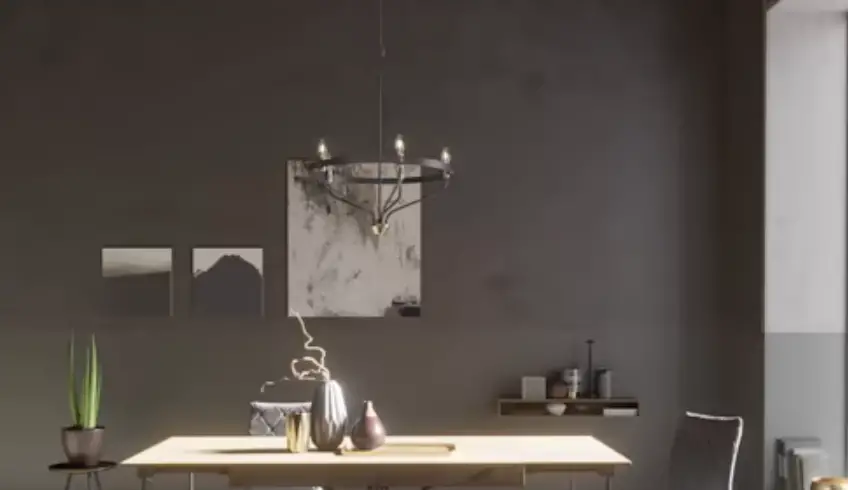 Hunter 19803 Merlin Three Light Chandelier Instruction Manual