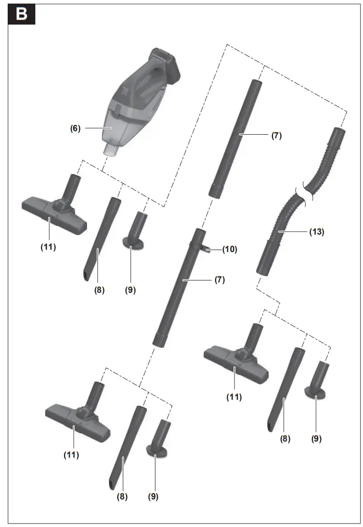 BOSCH Universal Vac 18 Battery Vacuum Cleaner-fig2