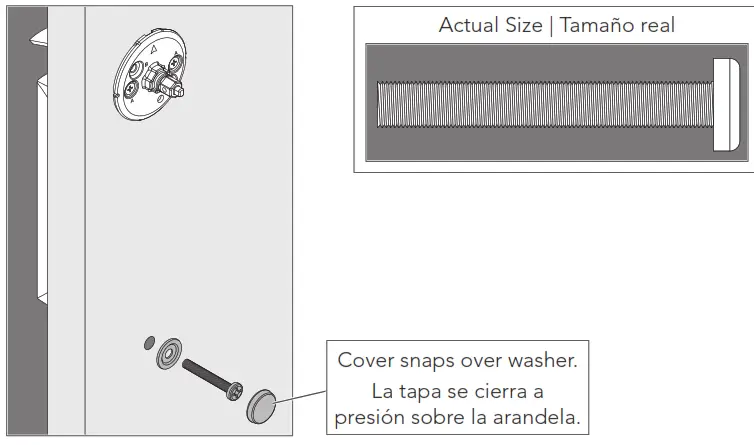 Model FC93 Install the handle bolt