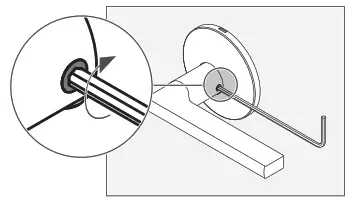 Model FC93 Install the knob lever b