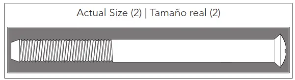 Model FC93 Install the thumbturn b
