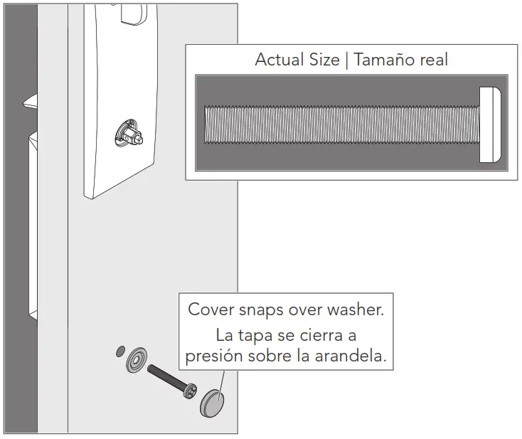 Model FCT93, Install the handle bolt