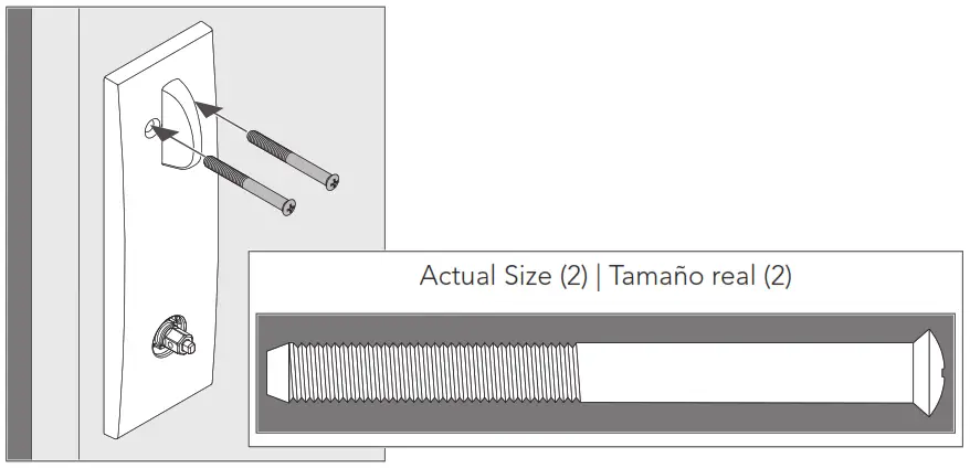 Model FCT93, Install the interior plate b
