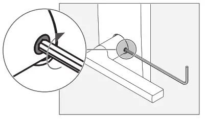 Model FCT93, Install the knob lever b