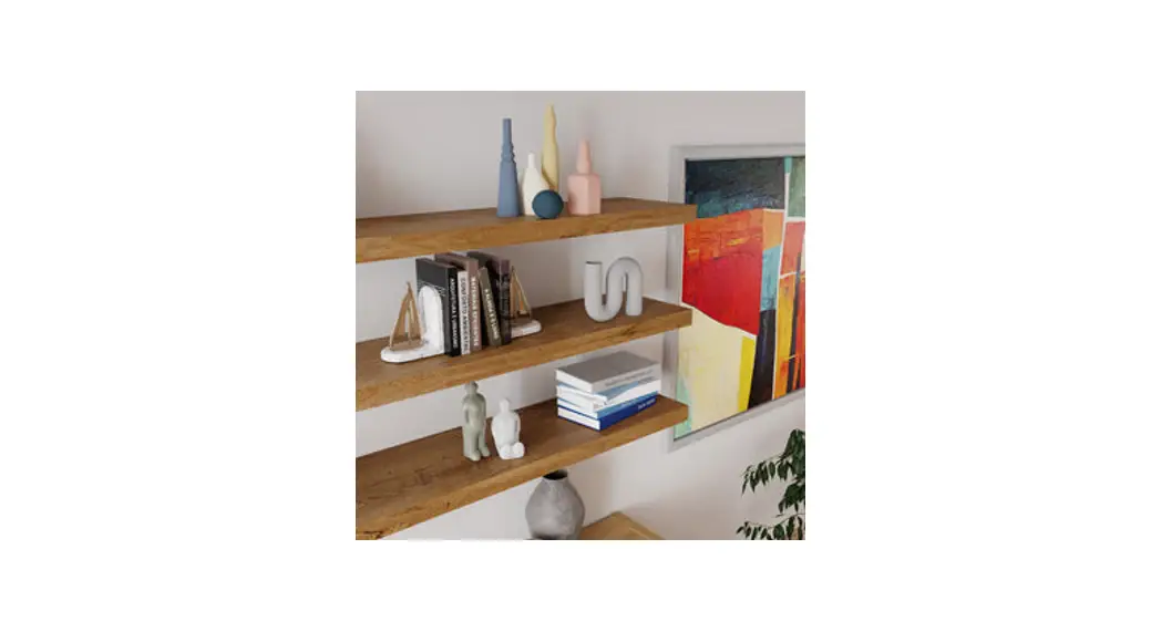 Realcraft 0114 Floating Wood Shelf Instruction Manual