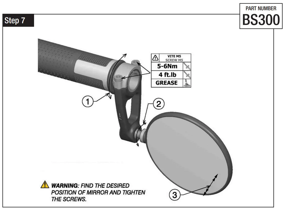 rizoma MI BS300 00 Rearview Mirror - Figure 10