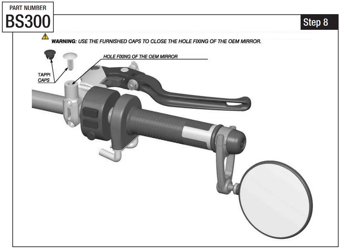 rizoma MI BS300 00 Rearview Mirror - Figure 11