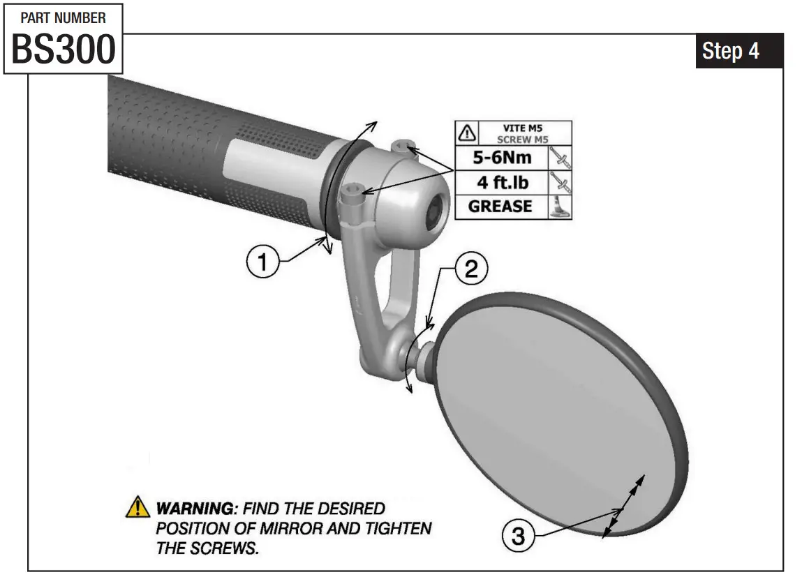 rizoma MI BS300 00 Rearview Mirror - Figure 7