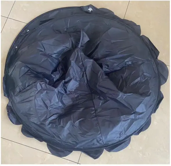 Kids Play 43073832 Light up Play Tent blue Installation Guide - Unfold the tent to form a round shape