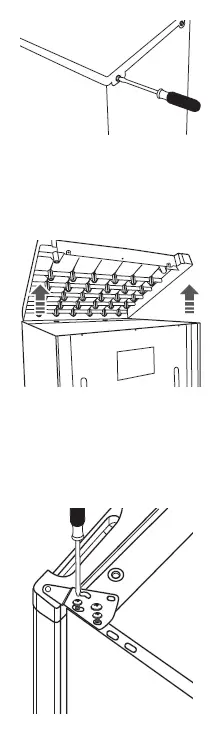 Lec L5017W-S-B White Under Counter Larder Fridge 4