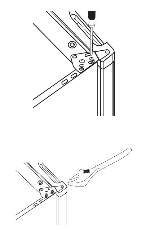 Lec L5017W-S-B White Under Counter Larder Fridge 8