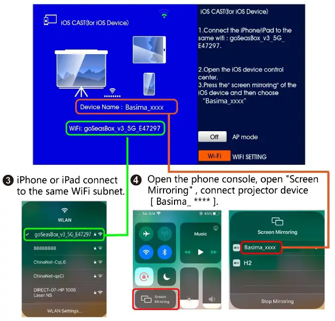 Projectors BT3 Micro Projector - settings 4