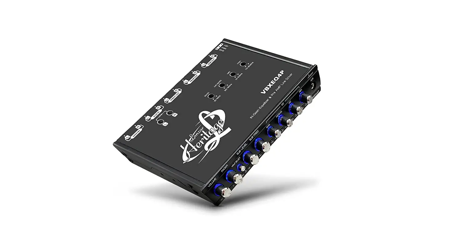 Lanzer Vbxeq4p 4 Band Adjustable Parametric Equalizer User Guide