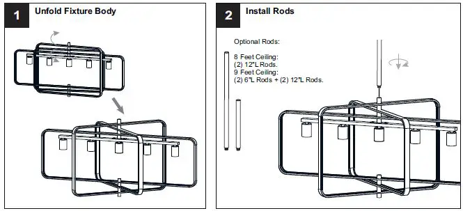 QUOIZEL PCDPR534BWS Dupree 5 Light Brushed Weathered Brass Island Chandelier-4