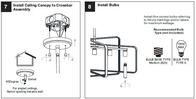 QUOIZEL PCDPR534BWS Dupree 5 Light Brushed Weathered Brass Island Chandelier-7