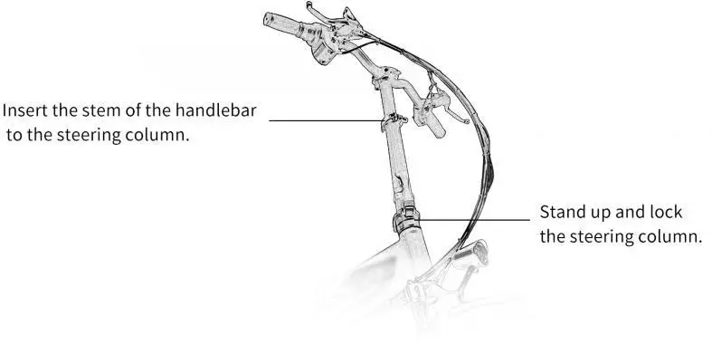 ENGWE BIKES EP 2 750W Folding Electric Mountain Bike - Assembling 2