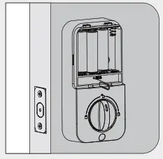 Bhugolog keyless entry door lock - Detect left right hand door installation