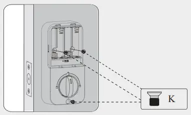 hugolog keyless entry door lock - E