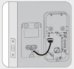hugolog keyless entry door lock - Install interior assembly B