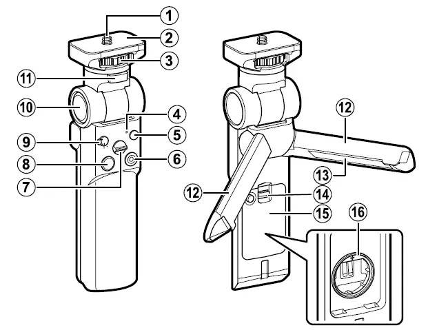 FUJIFILM SQK-7BLZ20 Tripod Grip 1