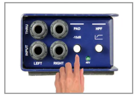 Radial engineering J48 1-channel Active 48v Direct Box - Figure 3