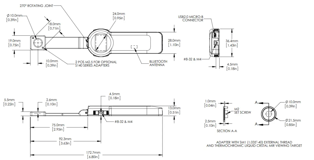 THORLABS PM160T Series Thermal Sensor Power Meter with Bluetooth and USB - fig 18