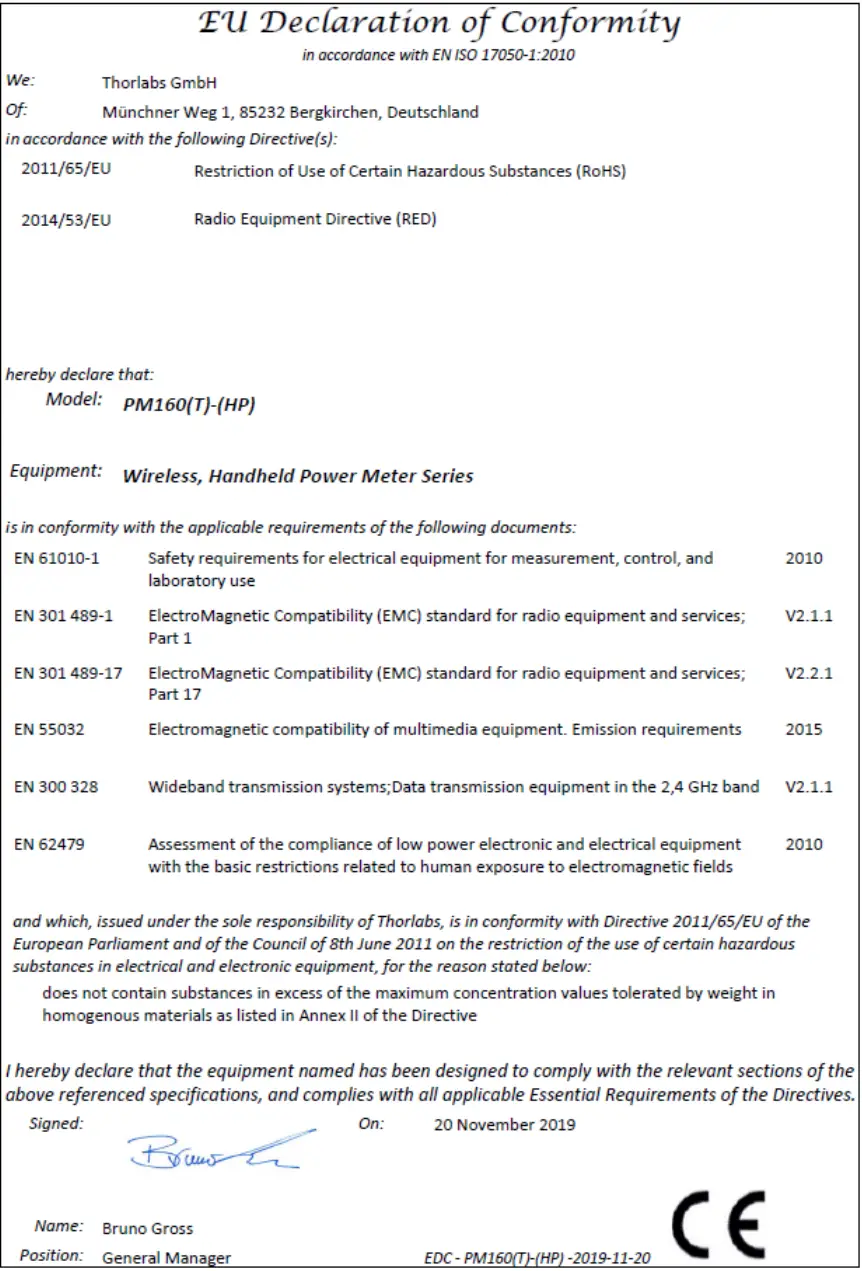 THORLABS PM160T Series Thermal Sensor Power Meter with Bluetooth and USB - fig 21