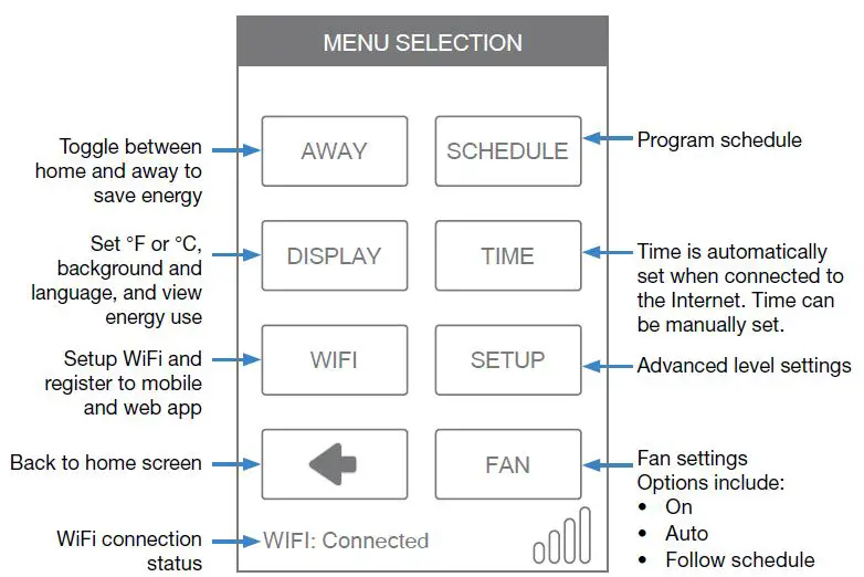 tekmar TEK564 Invita WiFi Thermostat-4