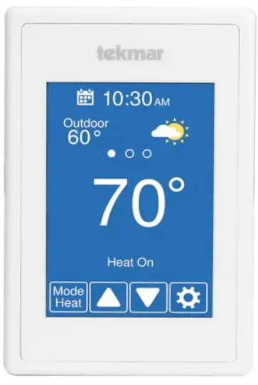 tekmar TEK564 Invita WiFi Thermostat