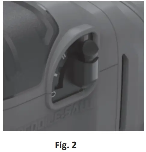 BORMANN PRO BRS2100 Adjustable Reciprocating Saw - Fig. 2