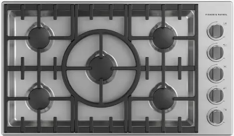 FISHER and PAYKEL CDV3-365H-L LPG 36 Inch Gas Cooktop -
