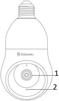 Galyou G6 Light Bulb Camera A02a