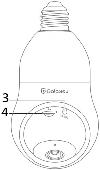 Galyou G6 Light Bulb Camera A02b