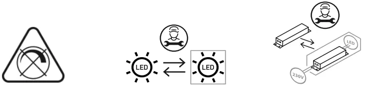 Paul Neuhaus 833579 CARLO LED Wall Light Silver Colored Oval Shape - FIGURE 1