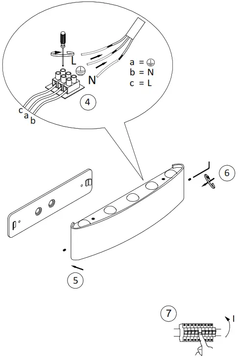 Paul Neuhaus 833579 CARLO LED Wall Light Silver Colored Oval Shape - FIGURE 4