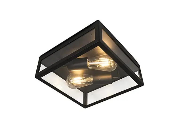 Qazqa 105183 Charlois Cl 2 Rusty Outdoor Ceiling Light Instruction Manual