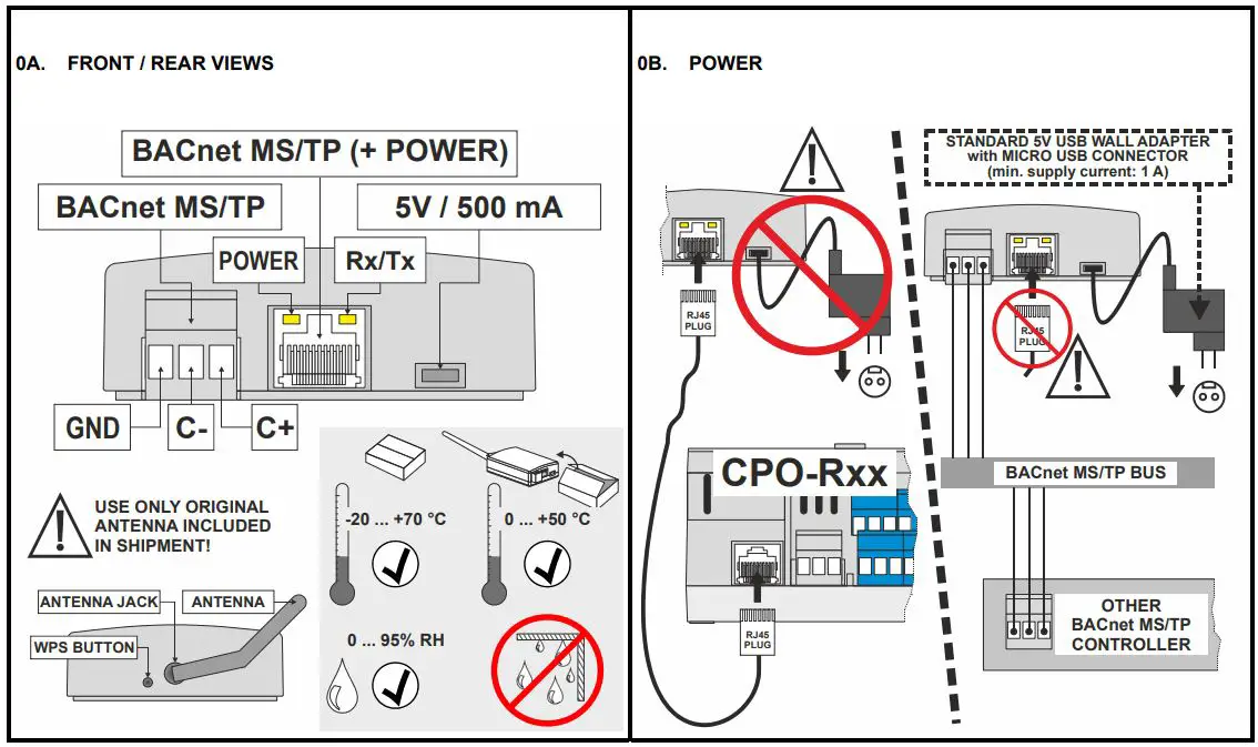 Honeywell E671781 BACnet WiFi Adapter (BACA-A) User Manual - FRONT