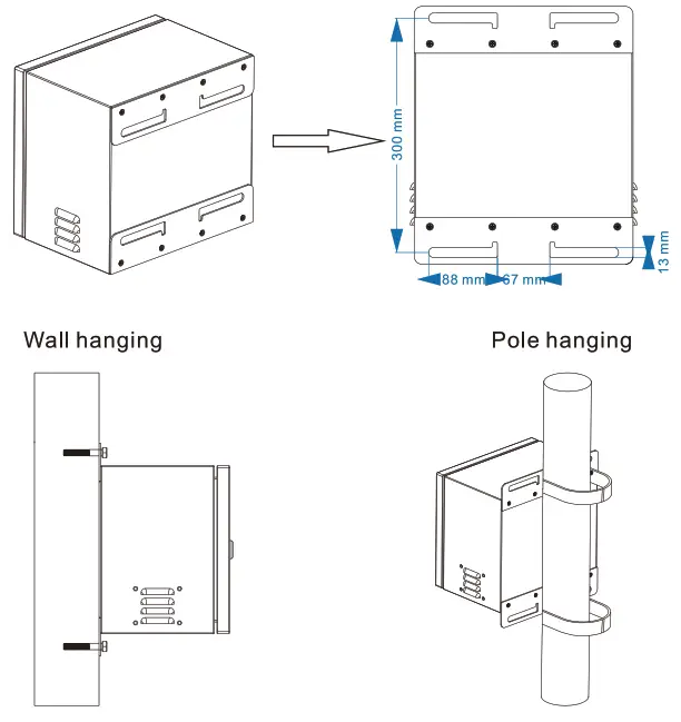 ALTERNETIVO Rainbow RS-1000C Outdoor PoE Switch - 4