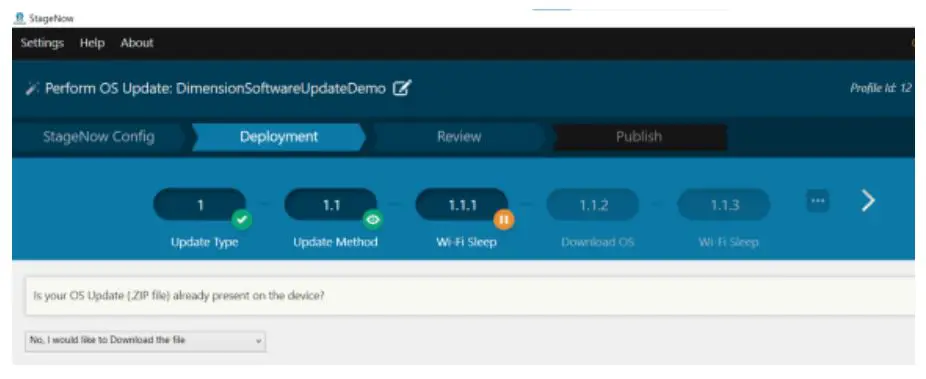ZEBRA MN-004540-01EN Mobile Parcel - For Update Method, select No, I would like to Download the file.