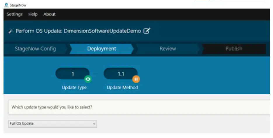 ZEBRA MN-004540-01EN Mobile Parcel - For Update Type, select Full OS Update