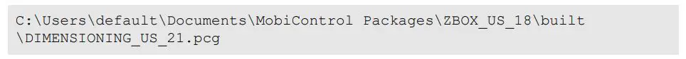 ZEBRA MN-004540-01EN Mobile Parcel - Select Browse file and enter the path to the package file in the search field