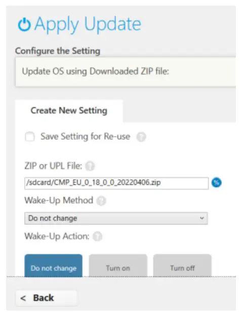ZEBRA MN-004540-01EN Mobile Parcel - Set Wake-Up Action to Do not change