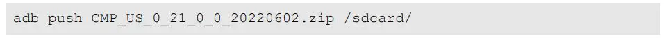 ZEBRA MN-004540-01EN Mobile Parcel - Using ADB, push the installation file to the SD card of the target device
